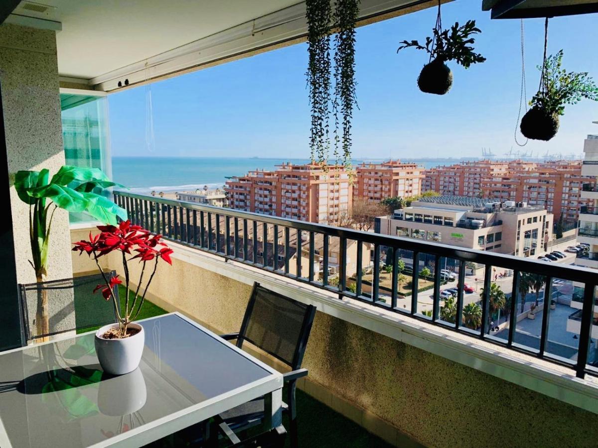 バレンシアNon Stress Atico Duplex Con Vistas Al Marアパートメント エクステリア 写真