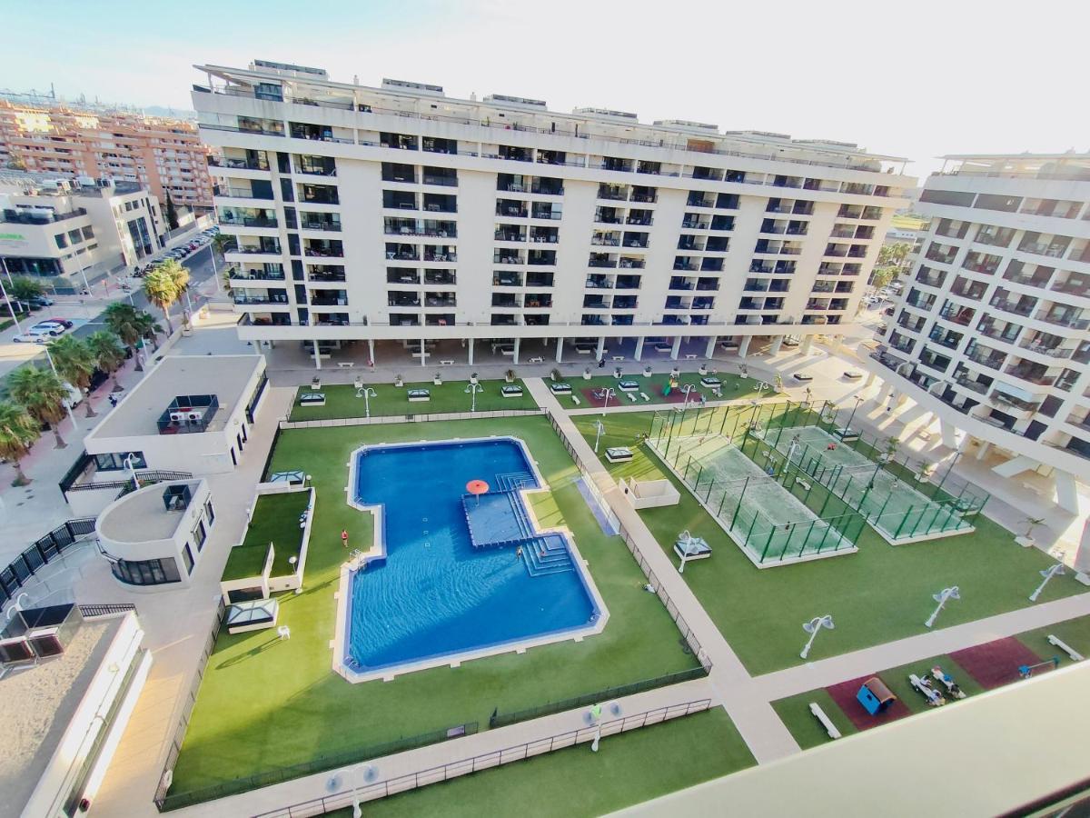 バレンシアNon Stress Atico Duplex Con Vistas Al Marアパートメント エクステリア 写真